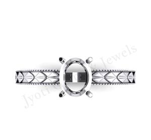 Lunette en argent sterling 925 personnalisée pierre de montage plaqué or cadeau d'anniversaire élevé pour les femmes lunette pré-entaillée cadeau exportation - Product Image 3