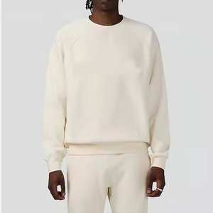 Custom Top Quality Men Printing Cotton French Terry Fabric Oversized Logo Tracksuit <b>Crewneck</b> Pullover 3D Embroidery Sweatshirt - Product Image 5