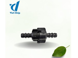 Acoplamiento de PP Negro de 16 mm Viet Drip para Sistema de Riego por Goteo Agrícola - Product Image 1