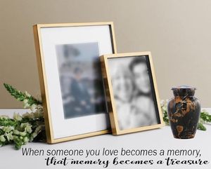 กระเบื้องโมเสคอลูมิเนียมสำหรับผู้ใหญ่ขนาดใหญ่ทำด้วยมือใส่เถ้ากระดูกแต่ละชิ้นใช้สำหรับงานศพที่ทำจากโลหะ - Product Image 3