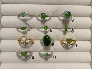 Anillo de fiesta de compromiso hecho a mano con banda de diseño único de Plata de Ley 925 con cabujón de ónix verde plata fina para regalo de boda - Product Image 3