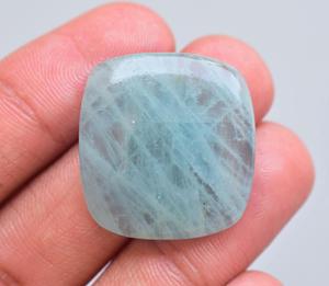 พลอยสีฟ้าอควอมารีน Cabochon-ขายส่งอัญมณีสีฟ้าอมาริน-อัญมณีธรรมชาติสีฟ้าหลวม - Product Image 5