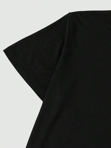 Bas évasé en polyester avec insert latéral rose et t-shirt avec logo personnalisé comprenant un cordon de serrage à la taille vêtements de rue décontractés - Product Image 4