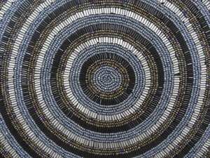 Mantel Individual con cuentas, cargador redondo hecho a mano para comedor de lujo y decoración de vacaciones, pieza única hecha a mano con cuentas, mantel, inauguración de la casa - Product Image 4