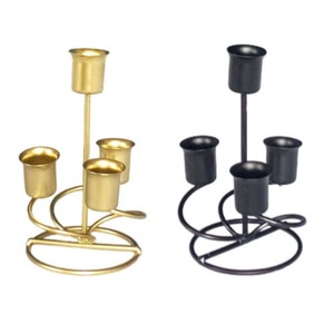 Portavelas de Metal de diseño moderno decorativo hecho a mano, decoración de vajilla, portavelas de Metal decorativo ecológico de tendencia superior - Product Image 2