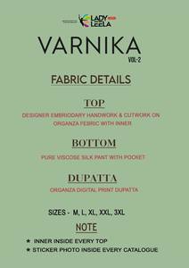 Designer Broderie Cutwork Robes Formelles Longueur Au Genou Col En V Manches 3/4 Silhouette Droite Tissus En Organza Simples - Product Image 5