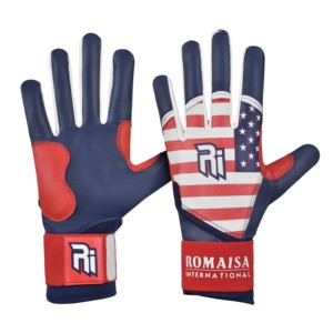 Guantes de Béisbol al por Mayor Unisex de Puño Corto Transpirables Guantes de Bateo Personalizados de Cuero Cabretta Antideslizantes Guantes de Bateo de Béisbol - Product Image 3