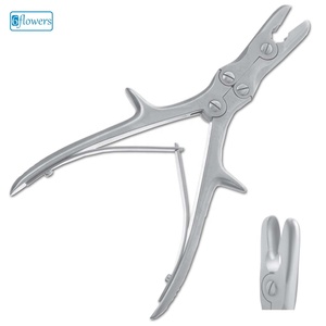 6flowers Stille Manual Luer Echlin Duckbill Rongeur Instrumento Quirúrgico de Acero Inoxidable Clase I Certificado CE Modelo F9-723 23cm - Product Image 1