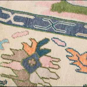 8x10พรมถักมือสไตล์วินเทจพรมพื้นที่ลวดลายนามธรรมที่มีสีสันสำหรับห้องนอนห้องครัวห้องเด็กและพื้นที่อื่นๆ - Product Image 2