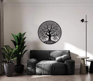 Art mural en métal moderne, Art mural en métal de style moderne et luxueux, Grande décoration murale, Décoration intérieure minimaliste, Cadeau de fête des mères - Product Image 1