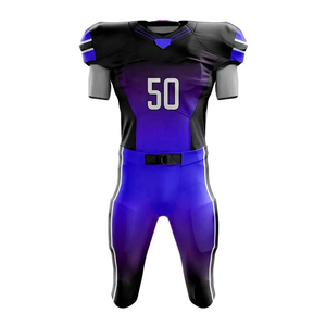 Uniforme de football américain pour hommes et jeunes, ensemble de vêtements de sport d'équipe avec impression personnalisée et broderie disponible - Product Image 2