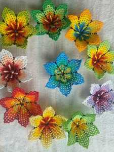 Pulseras elásticas con cuentas de vidrio hechas a medida, colores surtidos, reventa disponible para diseñadores de accesorios de moda, religiosos cristianos - Product Image 6