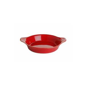 Modern 14 cm Red Porcelain Frying Pan and Serving Bowl for Party by Seasons - Product Image 2