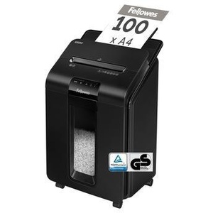 Fellowes AutoMax T 100M P-4 <b>Paper</b> Shredder 10 Sheet Autofeed with Manual Particle Cut for Staples <b>Paper</b> Clips Credit Cards - Product Image 1