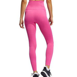 Leggings d'entraînement taille haute pour femmes avec impression de logo personnalisé vente directe d'usine pour vêtements de fitness pour une utilisation en salle de sport - Product Image 3