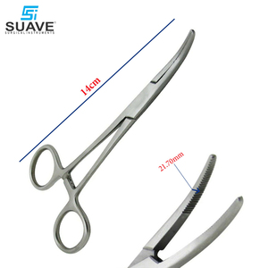 SUAVE SURGICAL INSTRUMENTS Pinzas para hemostato de mosquitos, pinzas de bloqueo curvadas, pinzas Kelly - Product Image 4