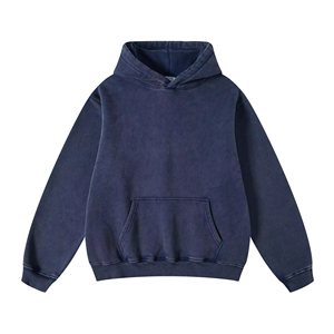 High Quality 100% Cotton Heavyweight Fleece Puff Printing 430gsm Winter Hoodie Sweatshirts Streetwear Custom Casual <b>Pullover</b> <b>Men</b> - Product Image 4