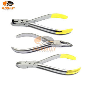 Kit dentaire orthodontique 6pcs Set TC Mathieu Plier, coupe-fil dur, coupe-bout distal, ligature, miroir avec poignée, pince de formage - Product Image 3