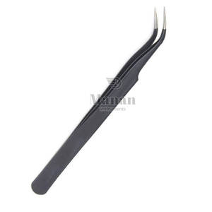 Pinzas Profesionales de Acero Inoxidable para Extensión de Pestañas, Punta Suave, Herramienta de Belleza Duradera para Uso en Salón - Product Image 2