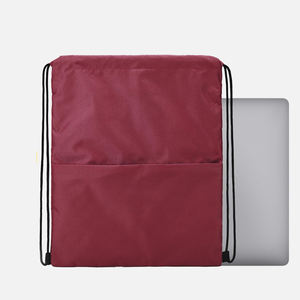 Venta directa de fábrica Bolsas con cordón plegables 2025 Nuevo estilo Bolsas con cordón ligeras de calidad premium en color sólido - Product Image 2