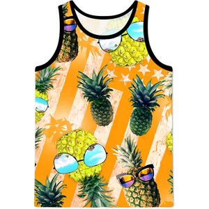 High Quality 100% Polyester Custom Leopard Print Women's Sport Tank <b>Top</b> Sublimation 3D <b>Tops</b> for Clothing Use - Product Image 1