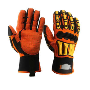 Guantes de Seguridad Mecánicos de Cuero Personalizados de Alta Calidad con Agarre para Herramientas y Ropa de Trabajo - Product Image 1