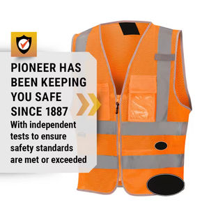 Gilet de travail et de sécurité sur mesure en gros pour votre gilet de sécurité unisexe avec plusieurs poches, gilet élégant - Product Image 3
