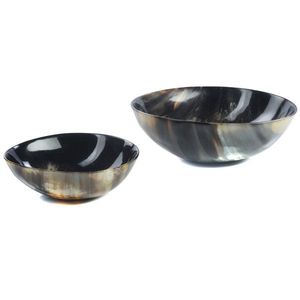 <b>SMART</b> QUALITY BUFFALO HORN BOWL for KITCHENWARE DEEP HANDMADE NATURAL COLOR AGATE DECORATION POLISHED ECO-FRIENDLY MODERN - Product Image 2