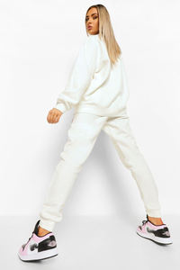 ชุดวอร์มสองชิ้นแบบสวมหัวมีฮู้ดกางเกงวอร์มลำลองสำหรับฤดูหนาว - Product Image 2