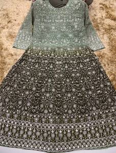 Traditional Salwar Kameez Set (<b>Top</b> Bottom & Dupatta) Heavy Work Georgette Santoon Fabric for Wedding & Party <b>Festive</b> Season - Product Image 6