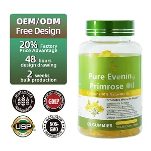 Gummies à l'huile d'onagre pure DUOZI, 60 unités, complément alimentaire pour la santé des femmes - Product Image 1