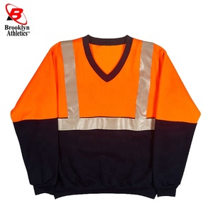 Sudadera con capucha de alta visibilidad impermeable para hombre con características de seguridad reflectantes logotipo personalizable precio al por mayor - Product Image 6