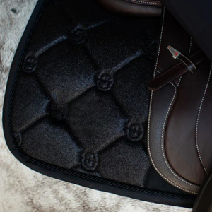 Tapis de selle équestre anglais respirant durable doublure douce forme ergonomique conception légère idéale pour le cheval Service OEM - Product Image 5