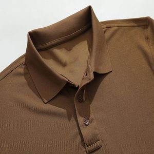 Polo d'affaires pour hommes 100% coton motif solide tissu personnalisé imprimé pour polos d'été, polo t-shirt - Product Image 3