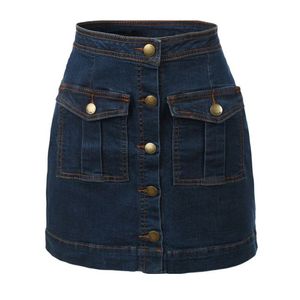 ผู้จำหน่ายสินค้าขายส่งชั้นนำในบังคลาเทศ: กางเกงยีนส์เอวสูงสีน้ำเงินสำหรับผู้หญิงกางเกงยีนส์ลำลองกระโปรงสั้น - Product Image 5