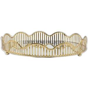 ถาดกระจกโลหะสี่เหลี่ยมทำด้วยมือดีไซน์มินิมอลยังมีสไตล์สำหรับโต๊ะกาแฟหรูหราหรือที่วางขวดน้ำหอม - Product Image 6