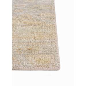Tapis en laine noué à la main Erbe Ivory, motif géométrique abstrait, 9x12, rectangulaire, Tabriz, pour la maison, le salon, le couloir, la chambre - GS-1534 - Product Image 4