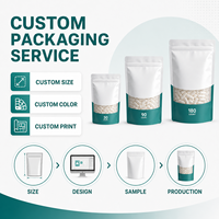 Pochettes à bec verseur multi-tailles pour emballage de capsules et comprimés, qualité alimentaire supérieure, avec impression personnalisée