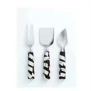 Classique décoratif en acier inoxydable à la main poignée en corne couteaux à fromage fête Restaurant hôtel multi-usages - Product Image 2