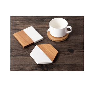 Wood <b>Marble</b> <b>Coaster</b> Wholesale Custom Engraved Classic Eco-Friendly Country Style Reusable Handmade Custom Logo Custom Color - Product Image 2