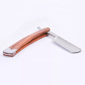 มีดโกนหนวดแบบใช้แล้วทิ้งคุณภาพสูง ปี 2025 ใบมีดสแตนเลส ดีไซน์แบบมีดพับ สำหรับร้านตัดผม - Product Image 3