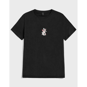 Camisetas Personalizadas para Hombre 100% Algodón, Colores Sólidos, Logotipo Personalizado, Últimos Diseños de Moda - Product Image 1