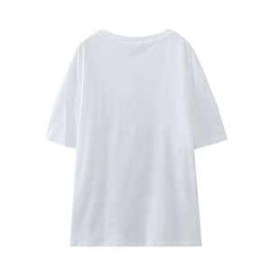Camisetas de Verano para Mujer de Alta Calidad, 100% Algodón, Corte Ajustado, Transpirables, Manga Corta, Cuello Redondo, Venta al Por Mayor - Product Image 2