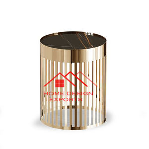 Nouvelle arrivée Décoration d'intérieur Meubles en métal avec plateau en verre Finition en laiton antique Table gigogne faite à la main - Product Image 6