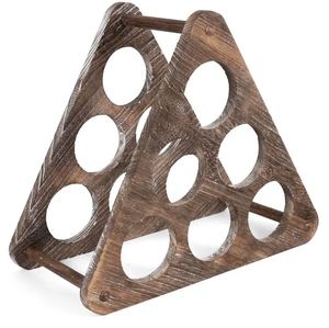 การออกแบบที่หรูหราที่วางขวดไวน์สําหรับห้องครัวตกแต่งบ้านโต๊ะรับประทานอาหารแชมเปญที่วางไวน์แสดงบาร์ - Product Image 1