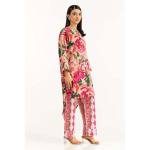 Conjunto Coordinado IUSTTS-1095, Estilo Casual Primavera/Verano, 2 Piezas, Talla XS/XS, Mangas Tres Cuartos, Estampado Floral, Chifón - Product Image 4