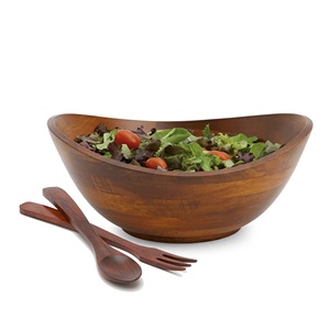 Grossiste de saladier en bois Design attrayant Bol de service fait à la main Bol de service en bois classique élégant et fantaisie - Product Image 4