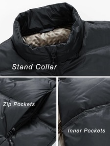 Veste d'hiver en duvet pour hommes Business Casual Stand Collar Windbreaker Coat White Duck Down Padded Warm Down Jackets Big Size 8XL - Product Image 5
