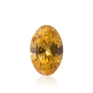Diamant ovale de 1,20 carat, clarté VS, couleur fantaisie, jaune vif orangé, certifié IGI, cultivé en laboratoire, bijou de luxe idéal - Product Image 1