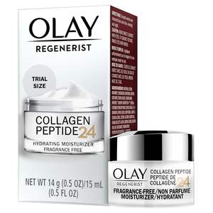 Crème hydratante pour le visage Olay Regenerist Collagen Peptide 24, format d'essai, 0,5 oz - Product Image 3